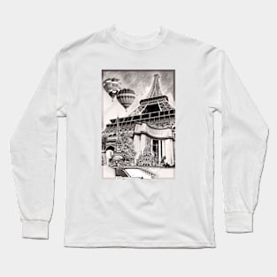 In Remembrance of Paris Collage Long Sleeve T-Shirt